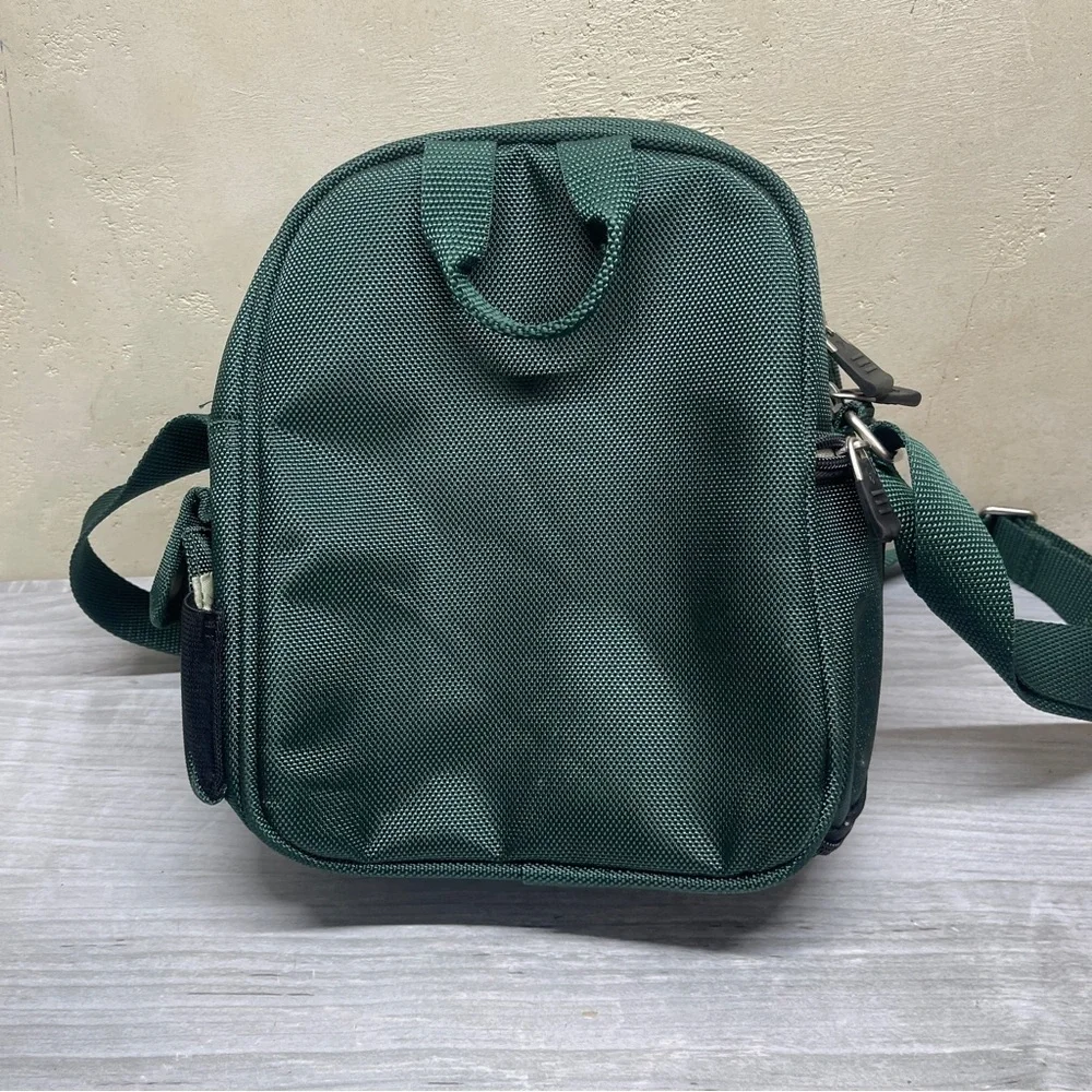 Ricardo Beverly Hills Green Canvas Crossbody Messenger Travel Bag Luggage